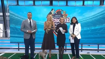 Veronica Beard Renzo Ankle Crop Pants worn by Laura Jarrett as seen in Today on February 6, 2026