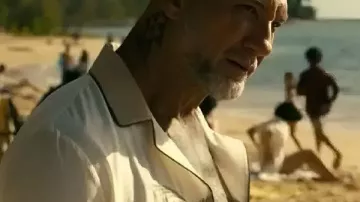 The Wrecking Crew Dave Bautista Palm Tree Shirt worn by James (Dave Bautista) as seen in The Wrecking Crew