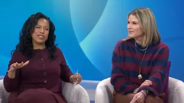 J. Crew Brushed Cashmere Rollneck™ Sweater worn by Jenna Bush Hager as seen in Today with Jenna & Sheinelle on February 9, 2026