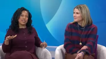 J. Crew Brushed Cashmere Rollneck™ Sweater worn by Jenna Bush Hager as seen in Today with Jenna & Sheinelle on February 9, 2026