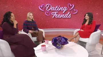 Rosetta Getty Brown Faux Leather Trousers worn by Jenna Bush Hager as seen in Today with Jenna & Sheinelle  on February 9, 2026