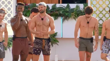 Rhude Bandana Print Swim Shorts worn by Ciaran Davies as seen in Love Island: All Stars (S03E22)