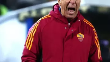 Head Coach Gian Piero Gasperini Red Coat