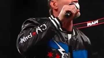 CM Punk Chicago Made Black Bomber Jacket