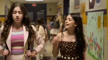 Abercrombie The A&F Emerson Tie Strap Mini Dress worn by Dakota (Michaela Russell) as seen in It's Not Like That (S01E04)