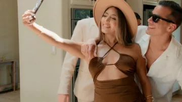 Dolls Kill Sensual Mood Maxi Dress worn by Kim Suarez as seen in Vanderpump Rules (S12E09)