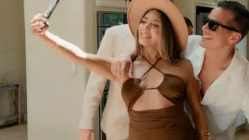 Dolls Kill Sensual Mood Maxi Dress worn by Kim Suarez as seen in Vanderpump Rules (S12E09)