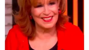 The View 2026 Joy Behar New England Patriots Helmet Hoodie of Joy Behar as seen in The View
