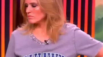 The View 2026 Sara Haines Seattle Seahawks T-Shirt used by Sara Haines as seen in The View