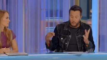 Veste en jean Marni Ombré portée par Luke Bryan telle que vue dans American Idol (S24E02)
