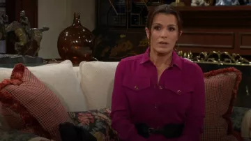 Pinko Midi Dress worn by Chelsea Lawson (Melissa Claire Egan) as seen in The Young and the Restless on February 4, 2026