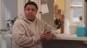 Abercrombie & Fitch Essentials Hoodie worn by Brandon Carson (Vince Swann) as seen in The Ms. Pat Show (S05E07)