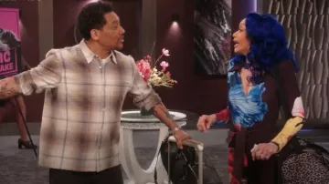 Chemise à carreaux en flanelle en coton Madewell portée par Max Jefferson (Jaleel White) telle que vue dans The Ms. Pat Show (S05E07)