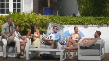 Femmevelvet Crochet Maxi Dress Femme Wren worn by Abbie Holborn as seen in Geordie Shore (S26E04)