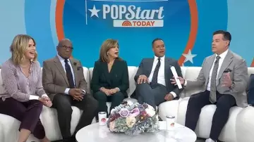 Veronica Beard Arte Pants worn by Hoda Kotb as seen in Today on February 10, 2026