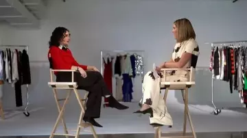 Manolo Blahnik Fenix 50 Buckled Suede Pumps worn by Jenna Bush Hager as seen in Today on February 10, 2026