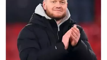 Kim Hellberg Sky Bet Championship Black Puffer Jacket