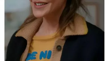 Shrinking S3 Christa Miller Stripe Sleeves Cardigan