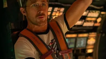 Project Hail Mary 2026 Ryan Gosling Printed T-Shirt of Ryland Grace (Ryan Gosling) in Project Hail Mary