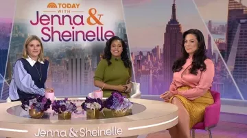 Silvia Tcherassi Layan Midi Skirt worn by Ashley Graham as seen in Today with Jenna & Sheinelle on February 11, 2026