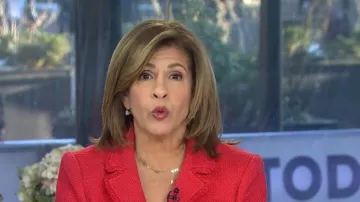 Cinq a Sept Khloe Bouclé Blazer worn by Hoda Kotb as seen in Today on February 11, 2026