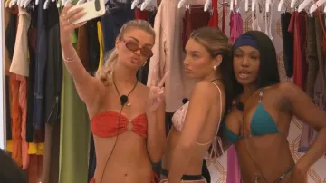 Oh Polly Bead Embellished Triangle Bikini Top worn by Leanne Amaning as seen in Love Island: All Stars (S03E26)