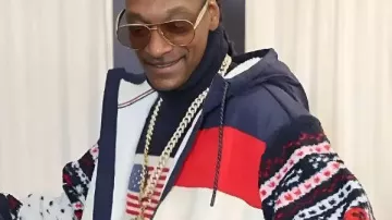 Snoop Dogg Olympics Zipper Hoodie in Honorary coach Snoop Dogg arrives at the Winter Olympics
