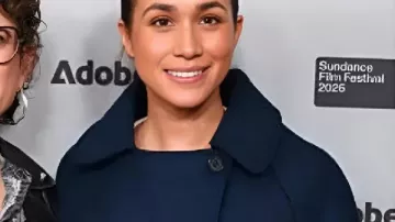 Meghan Markle Sundance Film Festival Coat in Meghan Markle & Prince Harry Make Sundance Film Festival Debut