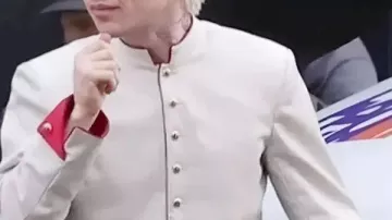 Crime 101 Veston en coton Barry Keoghan portée par Ormon (Barry Keoghan) dans Crime 101