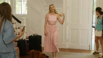 Lovers and Friends Aimee Maxi Skirt worn by Bailey Taylor as seen in Summer House (S10E02)