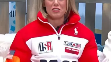 The Today Show 2026 Dylan Dreyer Team USA Puffer Jacket