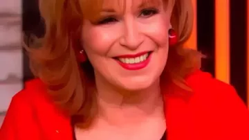 The View Joy Behar Patriots Helmet Hoodie worn by Joy Behar as seen in The View