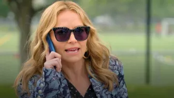 L.A.M.B. by Gwen Stefani LA511 Sunglasses worn by Lorna Crane (Becki Newton) as seen in The Lincoln Lawyer(S04E10)