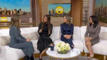 Rails Nellie Dressby llevado por Tara Narula tal como se ve en Good Morning America el 12 de febrero de 2026