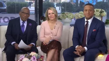 One of Others Kendall Skirt worn by Dylan Dreyer as seen in Today on February 12, 2026