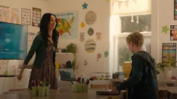 Robe Maxi à Ourlet Bulle Cacheley Madewell portée par Louisa Glasson (Abigail Spencer) telle que vue dans Best Medicine (S01E05)