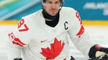 Sidney Crosby Milano Cortina 2026 Winter Olympics Team Canada Jersey