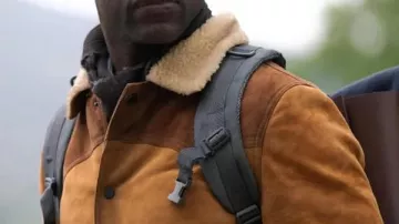 Paradise Sterling K. Brown Suede Leather Jacket worn by Xavier Collins (Sterling K. Brown) in Paradise (S01)