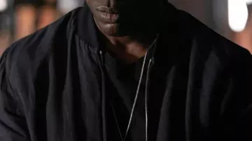 Paradise Sterling K. Brown Black Cotton Jacket worn by Xavier Collins (Sterling K. Brown) in Paradise (S01)