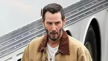 Keanu Reeves Outcome 2026 Brown Cotton Jacket worn by Reef Hawk (Keanu Reeves) in Outcome