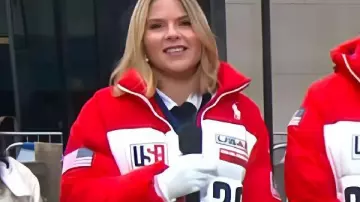 The Today Show Jenna Bush Hager Team USA Jacket as seen in Today