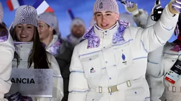 Veste de la cérémonie d'ouverture de l'équipe de France pour les Jeux olympiques d'hiver de 2026