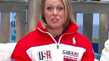 Today Dylan Dreyer Team USA Jacket as seen in Today