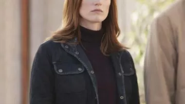 Drops of God S02 Fleur Geffrier Black Quilted Jacket