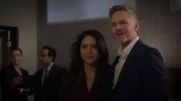 J.Crew Classic-fit Thompson University Blazer worn by Wesley Evers (Shawn Ashmore) as seen in The Rookie (S08E06)