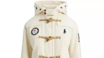 Olympic Team USA 2026 Opening Ceremony White Toggle Coat