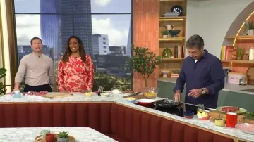 Pretty Lavish Ethel Long Sleeve Jersey Midaxi Dress worn by Alison Hammond as seen in This Morning on February 2026