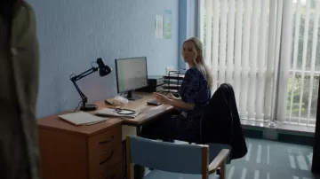 & Other Stories Midaxi Wrap Dress worn by Claire Wardly (Romola Garai) as seen in Betrayal (S01E01)