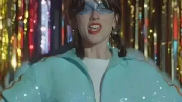 Opalite Sequin Tracksuit worn by Taylor Swift in Taylor Swift's OPALITE Music Video: EASTER EGGS Revealed