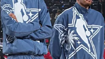 Jacket worn by Lil Scrappy in FULL 2026 NBA All-Star Reserves Announcements ⭐️